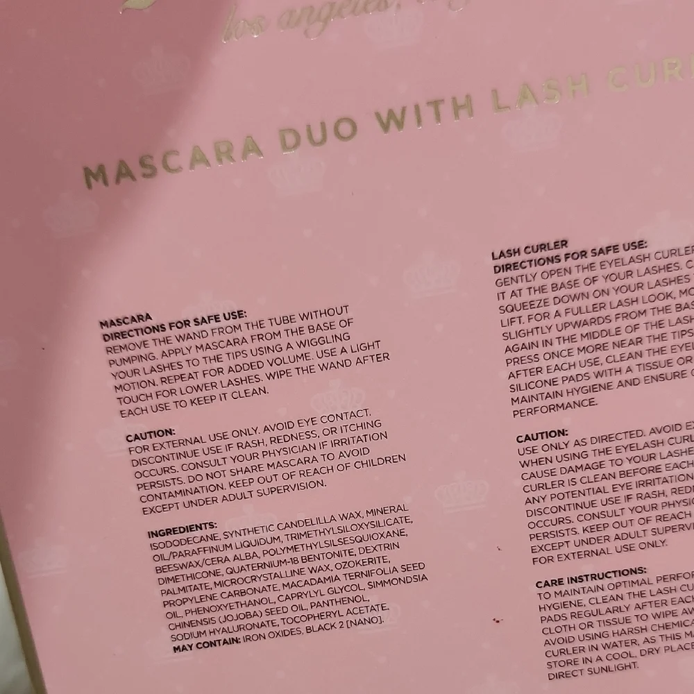 🩷🔹️Juicy Couture Mascara Duo And Lash Curler Intense Volume Luscious Lashes